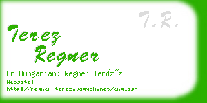 terez regner business card